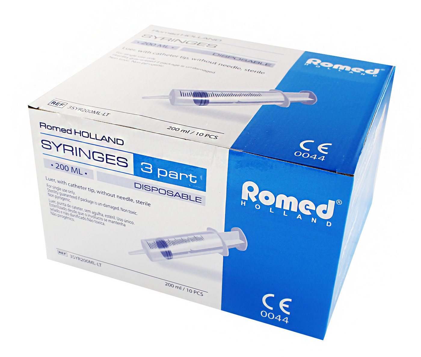 Romed Einwegspritze Wund- & Blasenspritze, 200 ml, 3-teilig, mit Luer-Ansatz, (10-St) – Bild 5 von 5