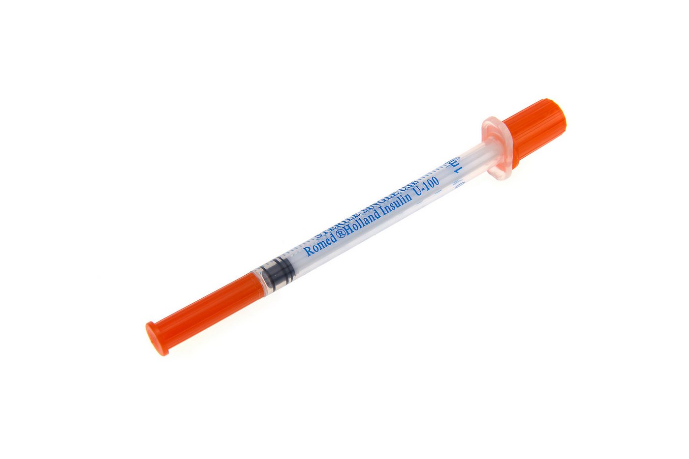 Romed Feindosierspritze Insulinspritzen U-100, steril, 100 I.E. / 1ml – Bild 3 von 5