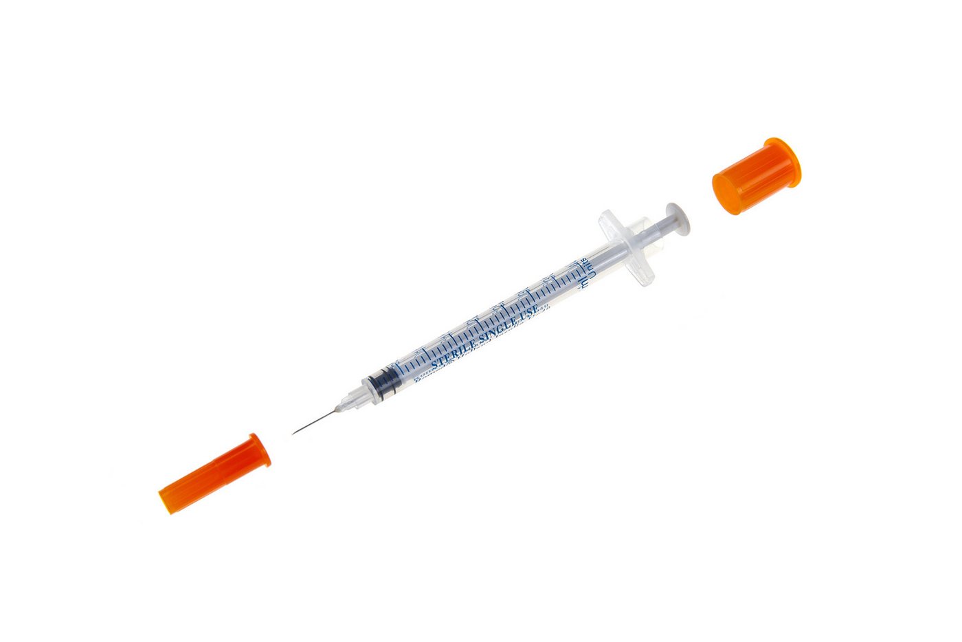 Romed Feindosierspritze Insulinspritzen U-100, steril, 100 I.E. / 1ml – Bild 5 von 5