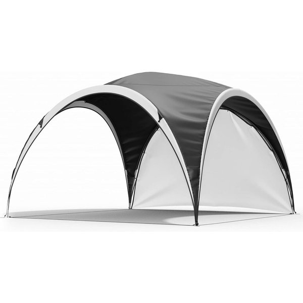 Roodz Pavillon 3,20x3,20m – Wetterfest, UV-Geschützt, Wasserdicht, Outdoor, Produktabmessungen: 3,2L x 3,2B x 2,2H m