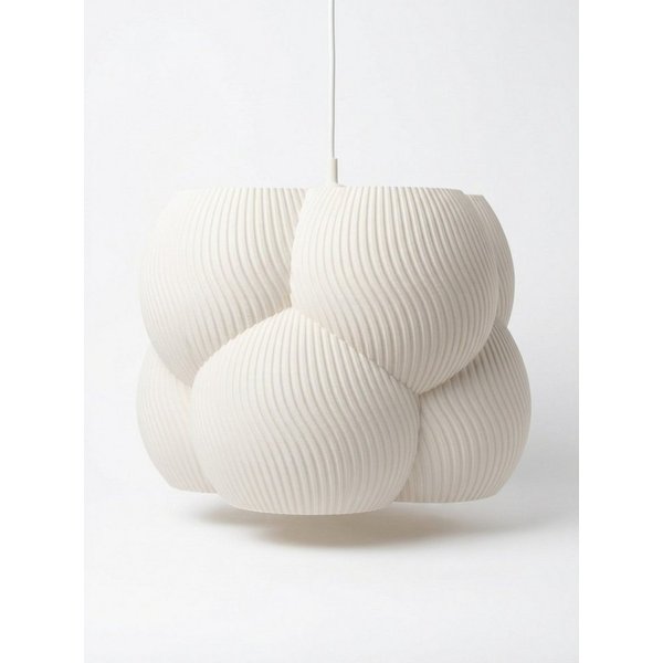 Roomberry Lampenschirm Bubble Hängelampe Pendelleuchte E27 rund, weiß beige rosa lila grau 25-35cm