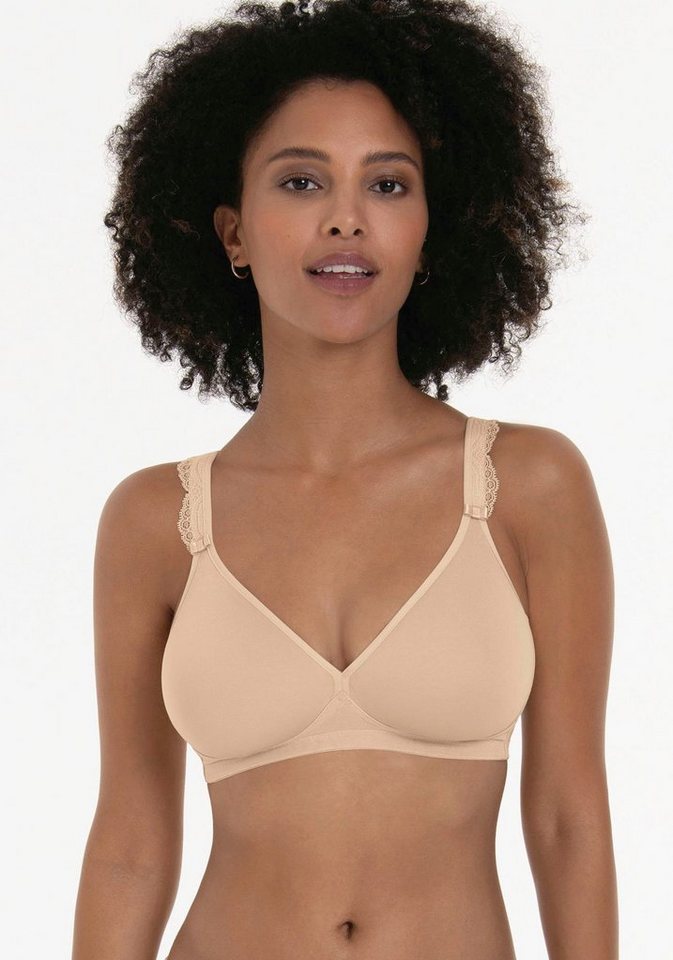 Rosa Faia Soft-BH Selma Spacer-Schale, ohne Bügel, mit Spitze, atmungsaktiv, schlicht, bequem – Bild 3 von 5