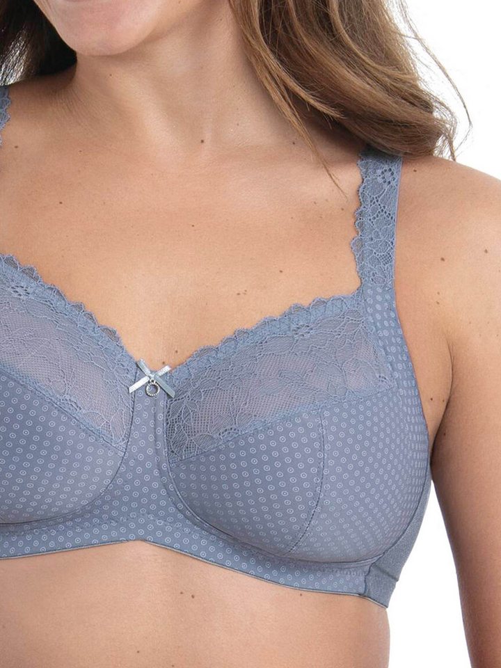 Rosa Faia Soft-BH Soft BH Eloise (Stück, 1-tlg) 3-teilige Schnittführung, Floral, Materialmix – Bild 2 von 5
