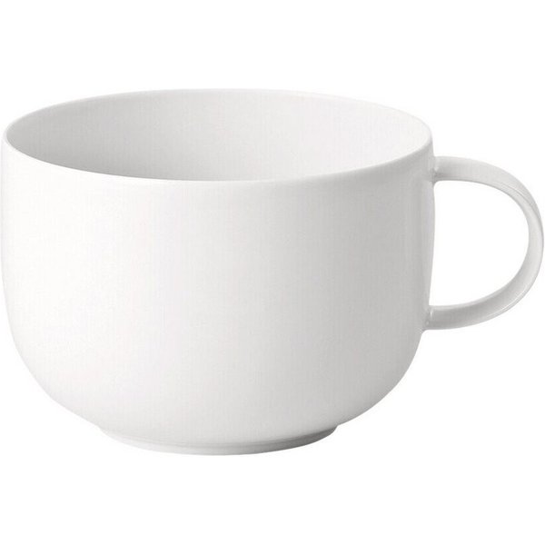 Rosenthal Geschirr-Set Aromaobere 0,52ltr. Suomi Weiss (1-tlg), Porzellan, Tasse, Kaffeetasse, 520 ml, Porzellan, weiß, mikrow.- & spülm.sicher