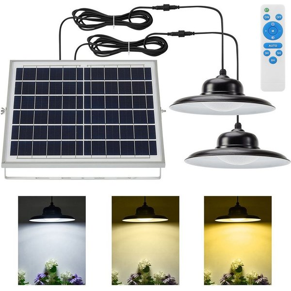 Rosnek LED Außen-Deckenleuchte 1/2 Köpfe, dimmbar, Timer, wasserdicht, für Geschäft Hof, SMD2835 LED-Perlen, Warmweiß, Neutralweiß, Weiß, Sicherheitsbeleuchtung