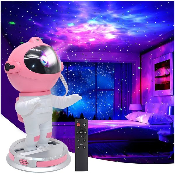 Rosnek LED Nachtlicht Upgraded, Timer, LED-Sternenhimmel für Baby Kinder Erwachsene, LED, 360° verstellbar