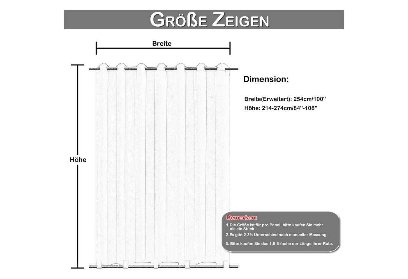 Rosnek Outdoorvorhang 100% Blickdicht, Wasserabweisend & Winddicht, Sonnenschutz Gardinen (2 St), Extra breit, Ösen oben & Back-Tabs unten, für Terrasse und Bal – Bild 2 von 5