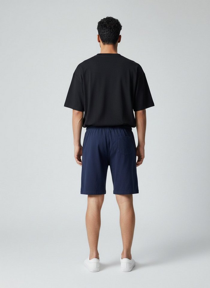 ROSS CAMP Sweatshorts, kurze Hose Herren, Baumwolle Shorts Elasthan – Bild 5 von 5