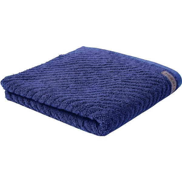 ROSS Duschtuch Smart, Frottier (1-St), Uni-Rippe mit Velourslabel