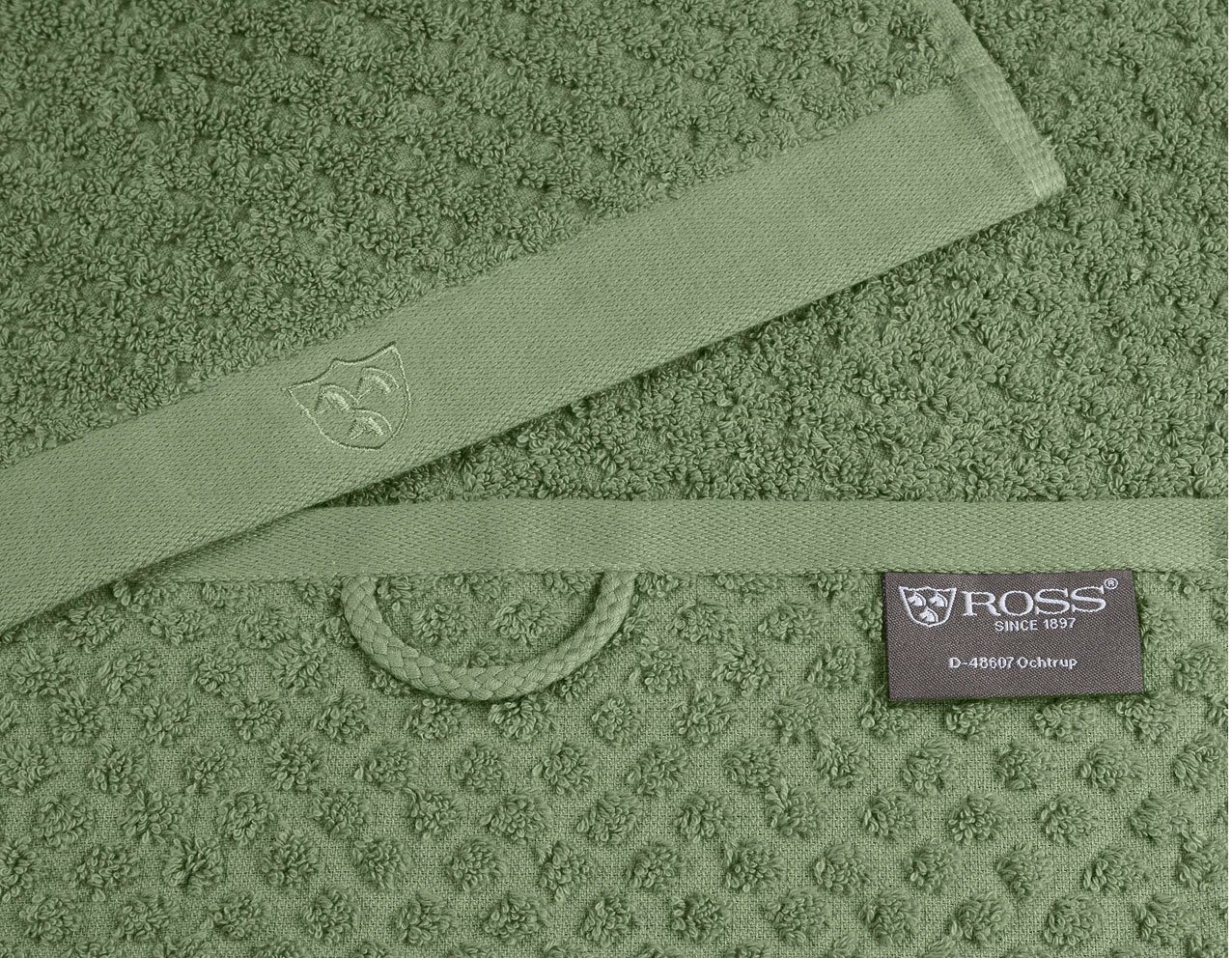 ROSS Gästehandtücher Harmony, Frottier (Packung, 6-St), 100 % Baumwolle, Hoch Tief Struktur, viele Farben – Bild 2 von 4