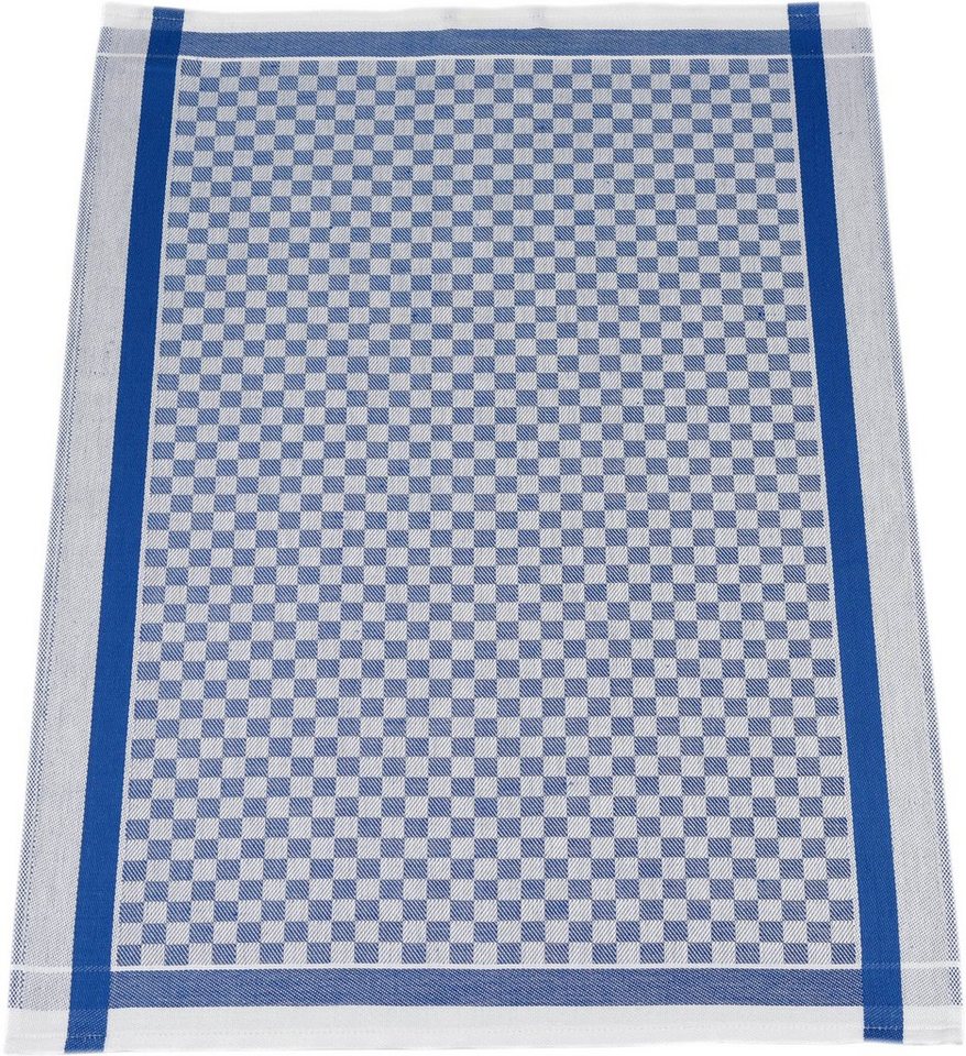 ROSS Geschirrtuch Exclusiv, (Set, 3-tlg), Karofond, 50x70 cm – Bild 2 von 2