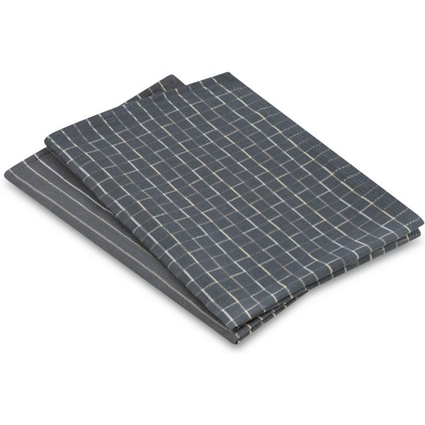 ROSS Geschirrtuch Geschirrtücher 2er-Set 987 2x HL + Banderole, (Set, 2-tlg., 2er-Set mit Banderole), Zwirn- Halbleinen