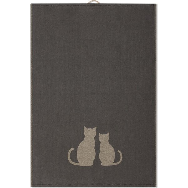 ROSS Geschirrtuch Katzenduett 3er-Pack, (Packung, 3-tlg., 3er-Pack)