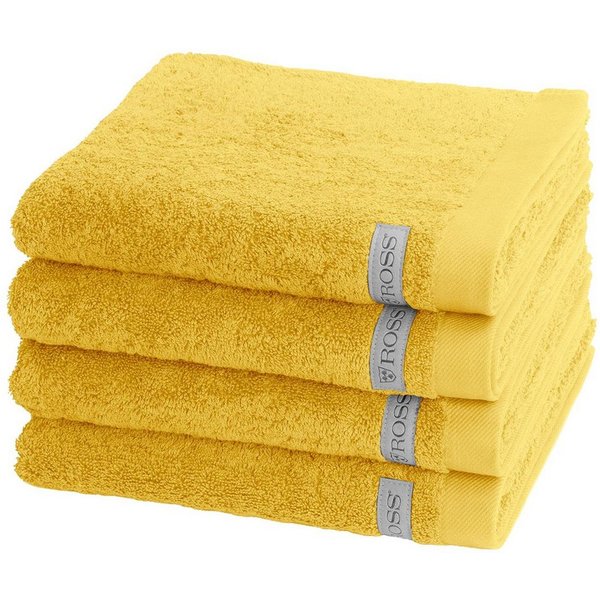 ROSS Handtuch Set Sinfonie, Walkfrottee (Spar-Set, 4-St), 4 X Handtuch im Set - Baumwolle - Saugstark