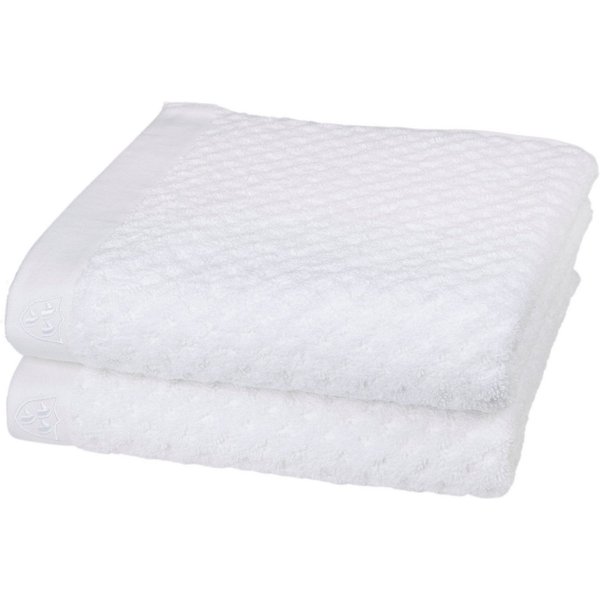ROSS Handtücher Harmony, Frottier (Packung, 2-St), 100 % Baumwolle, Hoch Tief Struktur, viele Farben