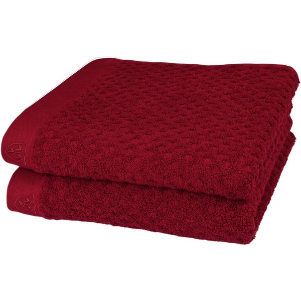 ROSS Handtücher Harmony, Frottier (Packung, 2-St), 100 % Baumwolle, Hoch Tief Struktur, viele Farben