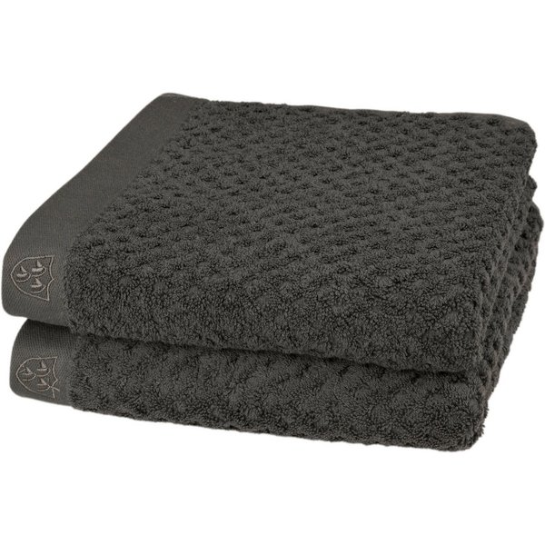 ROSS Handtücher Harmony, Frottier (Packung, 2-St), 100 % Baumwolle, Hoch Tief Struktur, viele Farben