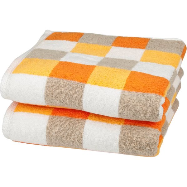 ROSS Handtücher Würfelfond, Frottier (Set, 2-St), 100% Baumwolle