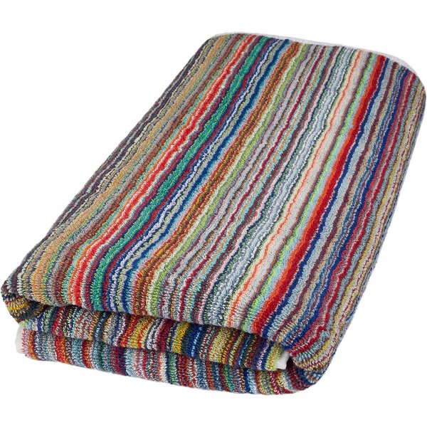 ROSS Saunatuch Missoni-Serie, Frottier (Packung, 1-St), aus feinster Baumwolle, dezente Streifen, Multifarben