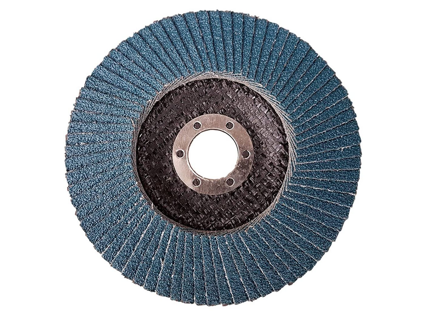 Rostio Fächerscheibe 10 x Fächerscheibe 125mm Inox Edelstahl blau Fächerscheiben – Bild 2 von 2