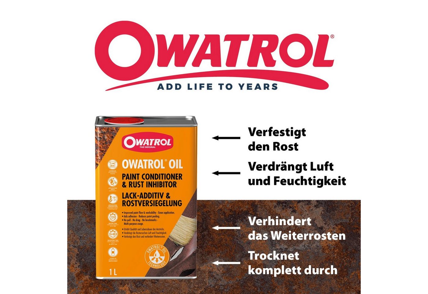 OWATROL Rostschutzgrundierung OWATROL ÖL – Bild 2 von 4