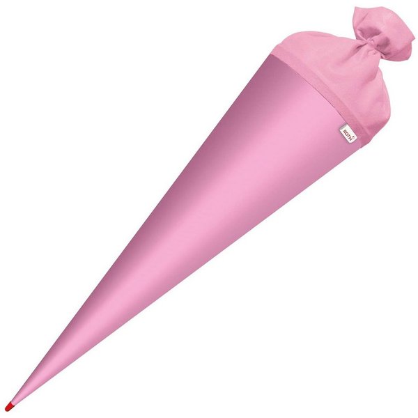 Roth Ideen Schultüte ROTH Bastelschultüte mit Verschluss, 700 mm, rosa