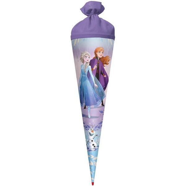Roth Schultüte Disney Frozen, 70 cm, rund, Filzverschluss, Roth-Spitze