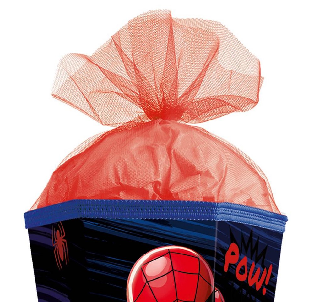 Roth Schultüte Marvel Spiderman, 100 cm, eckig, Tüllverschluss, Roth-Spitze, Zuckertüte – Bild 4 von 5