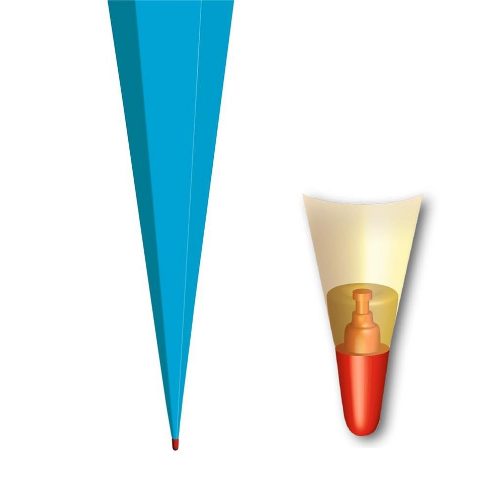 Roth Schultüte Rohling, 85 cm, eckig, ohne Verschluss, Zuckertüte zum Basteln – Bild 5 von 5