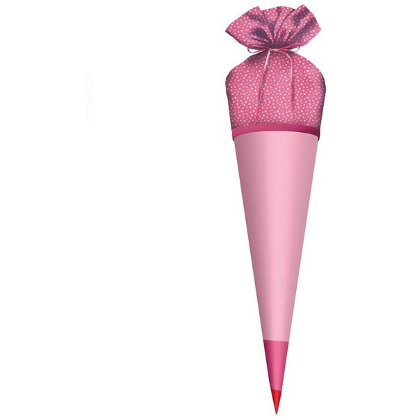 Roth Schultüte Stoffbezug Rosa, Stoffbezug 70 cm Rosa, rund
