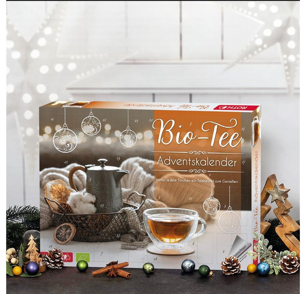Roth Tee Bio-Tee-Adventskalender mit 24 Teesorten Adventskalender, bietet jeden Tag neue Genussmomente – Bild 2 von 4