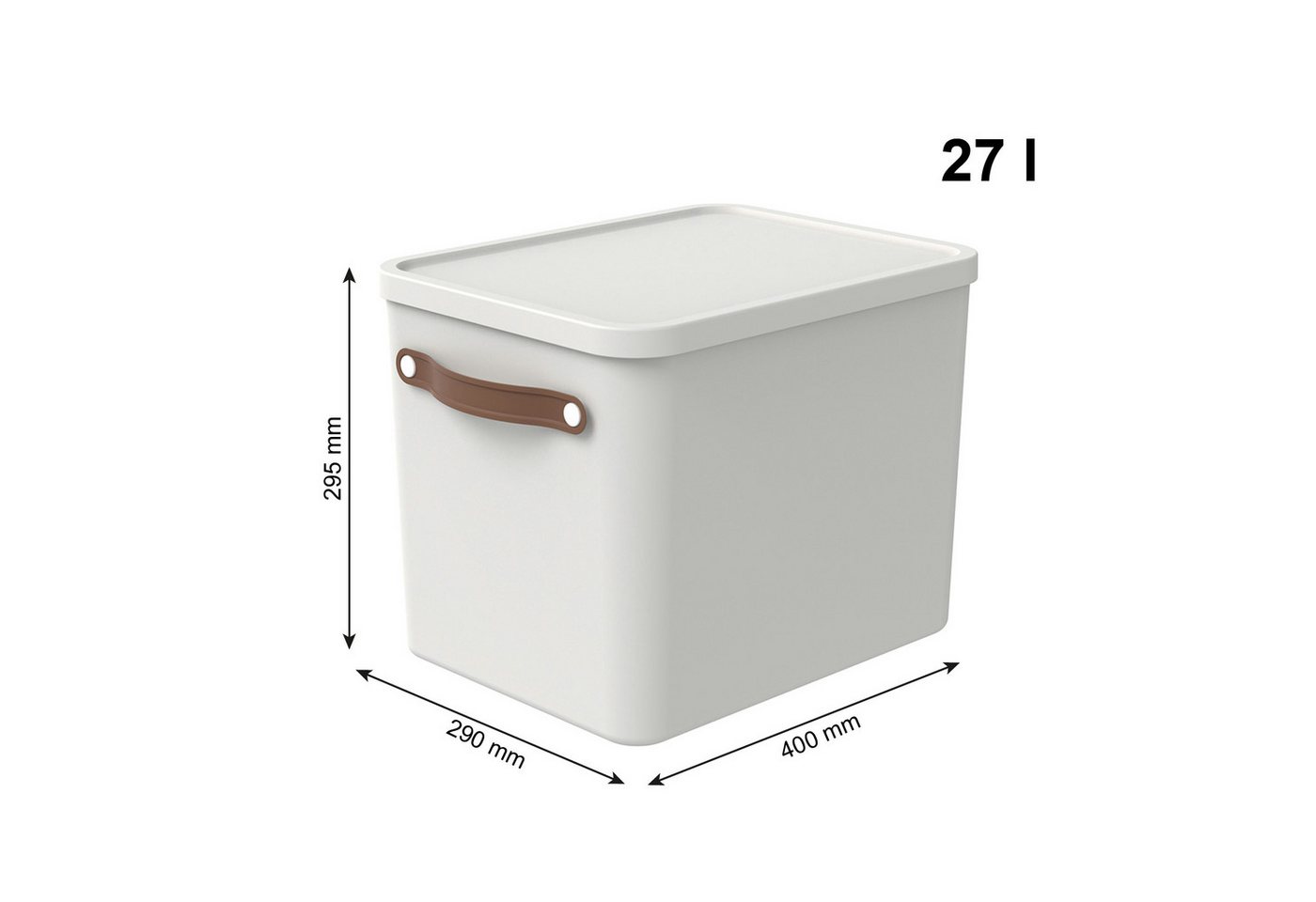 ROTHO Aufbewahrungsbox (3er-Set, 3er-Set) – Bild 4 von 5