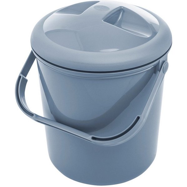 Rotho Babydesign Windeleimer Geruchsdichter Windelbehälter mit Deckel – 12 L, hygienisch