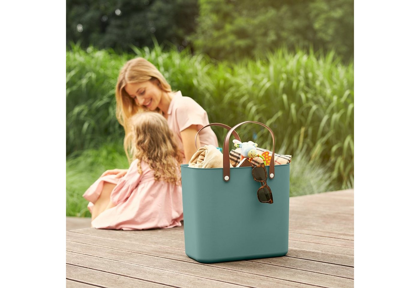 ROTHO Einkaufskorb Albula Einkaufskorb 25l, Kunststoff (PP recycelt), 25 l – Bild 2 von 5