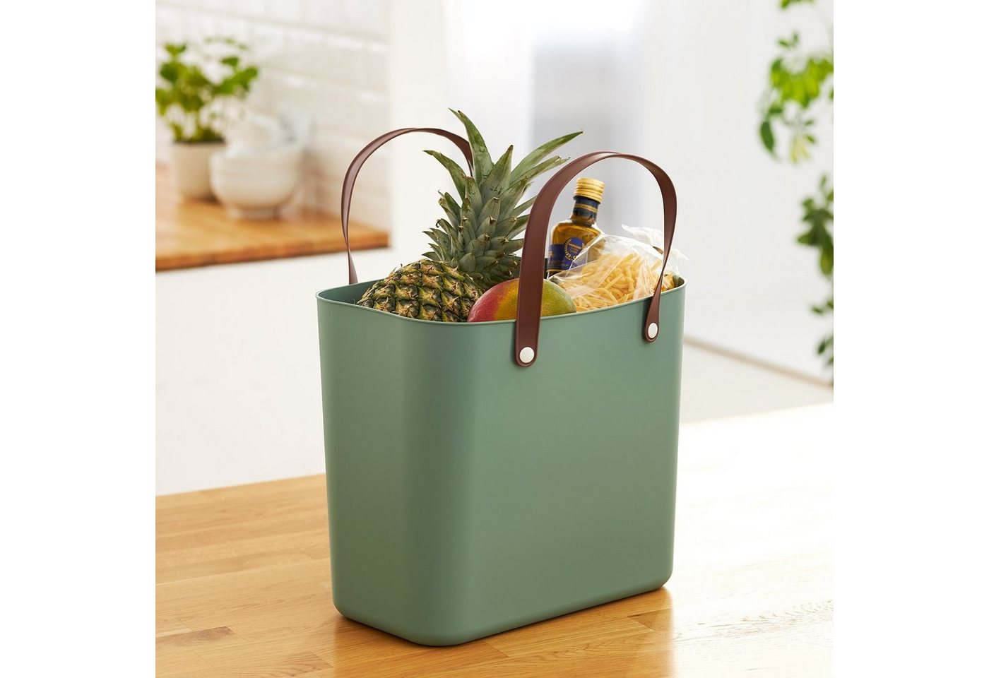 ROTHO Einkaufskorb Albula Einkaufskorb 25l, Kunststoff (PP recycelt), 25 l – Bild 5 von 5