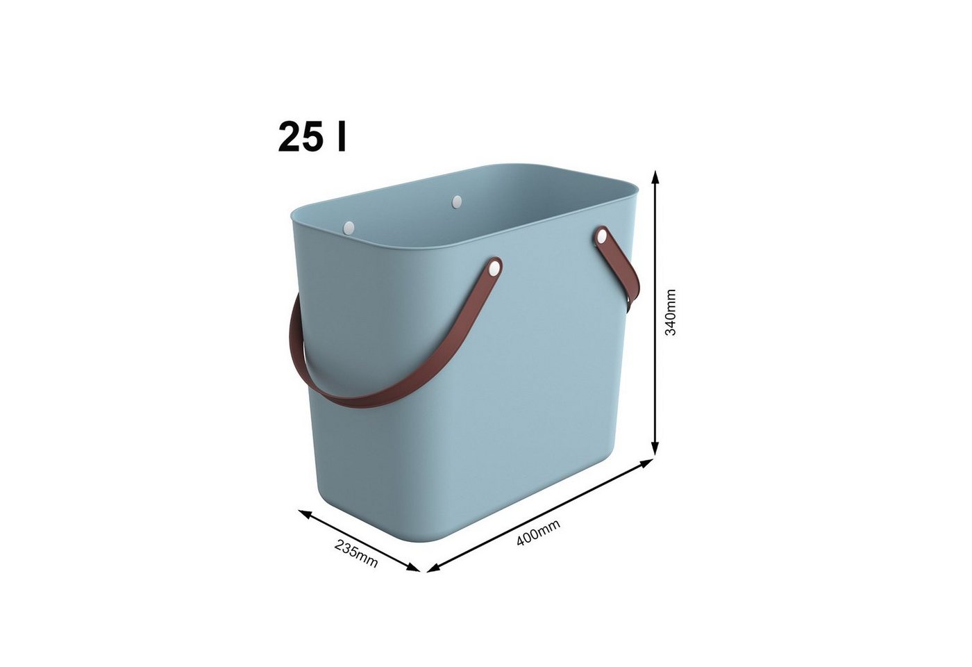ROTHO Einkaufskorb Einkaufskorb "classic" 25 l ALBULA, 25 l – Bild 3 von 3