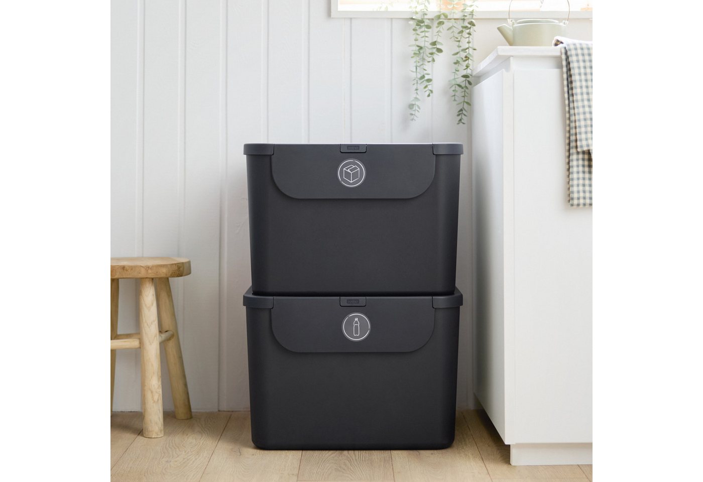 ROTHO Mülltrennsystem, Behälter ideal für Mülltrennung & Recycling – Bild 2 von 5