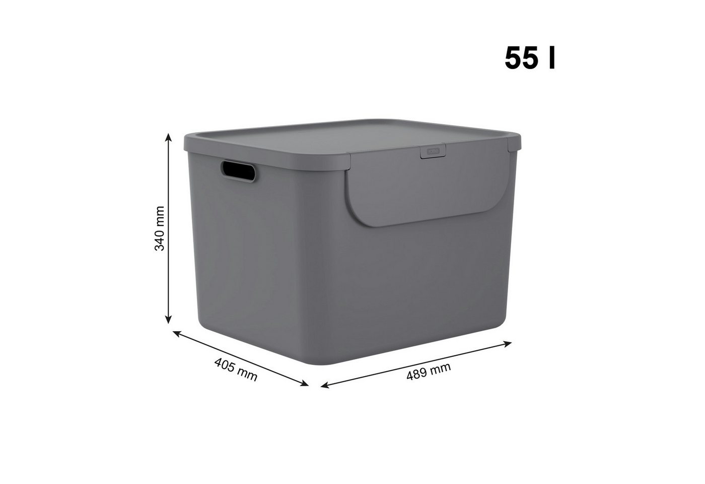 ROTHO Mülltrennsystem, Behälter ideal für Mülltrennung & Recycling – Bild 3 von 5