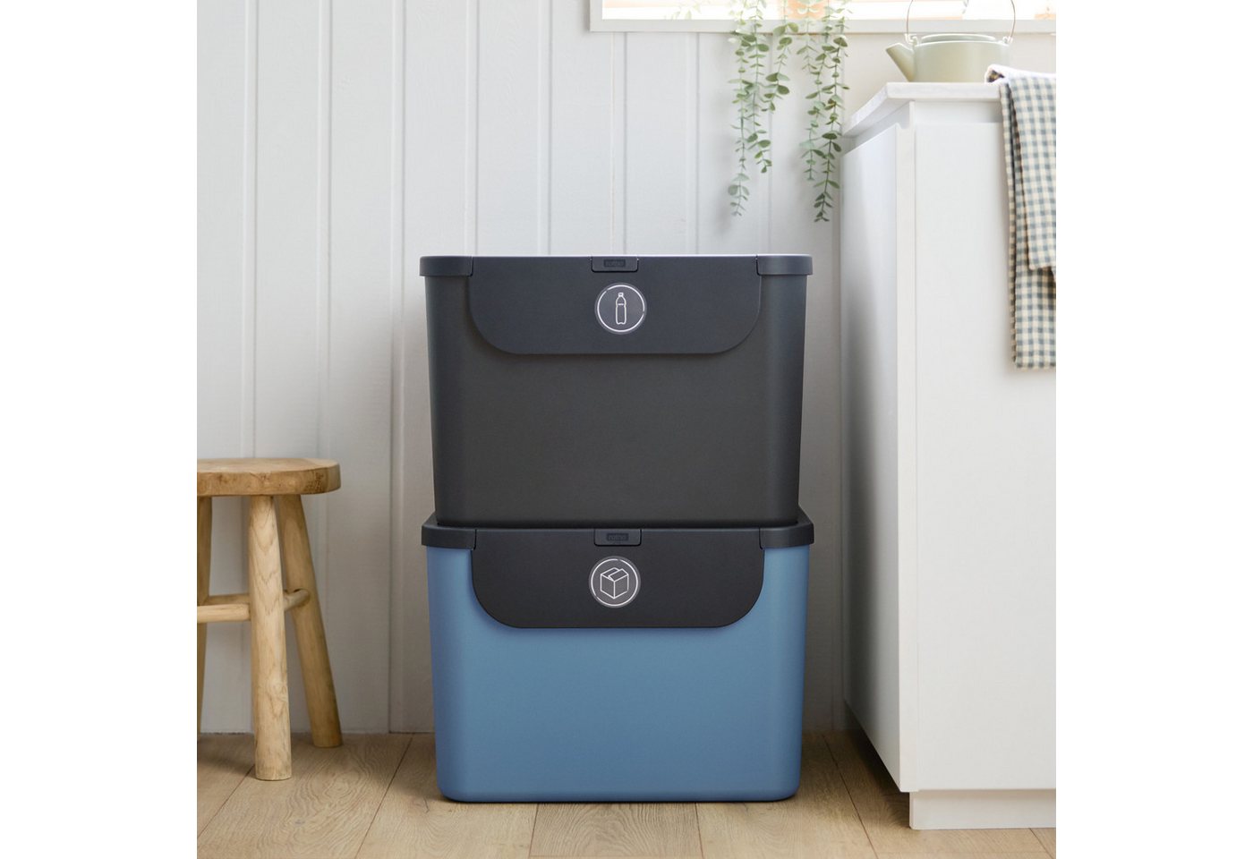 ROTHO Mülltrennsystem, Behälter ideal für Mülltrennung & Recycling – Bild 5 von 5