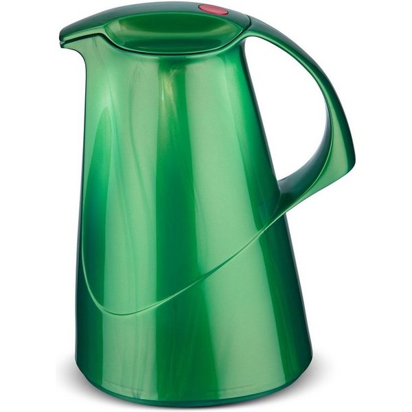 ROTPUNKT Isolierkanne 1,0 Liter 260 Glaseinsatz I hochwertig I langlebig I voller Geschmack, 1.0 l, (Kaffeekanne I Teekanne), Glaskolben aus doppelwandigem Rosa