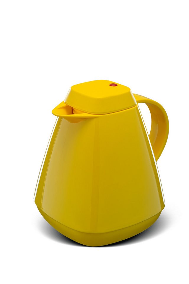 ROTPUNKT Isolierkanne 1,0 Liter 650 Glaseinsatz I hochwertig I Thermokanne I 24 Std heiß, (Kaffeekanne I Teekanne), robust und auslaufsicher – Bild 2 von 3