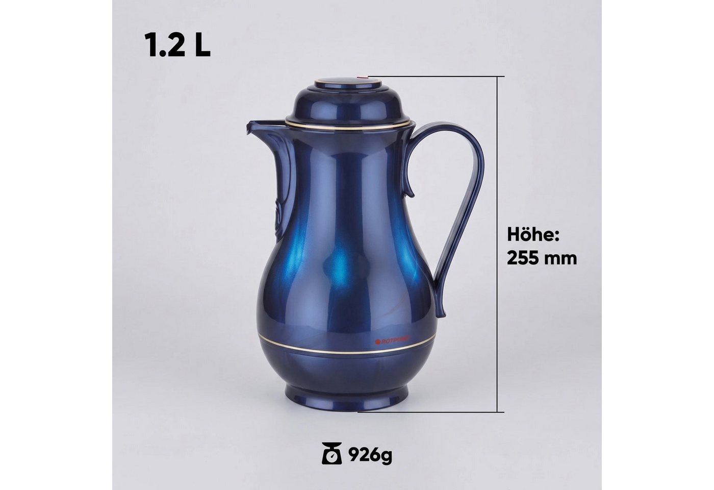 ROTPUNKT Isolierkanne CHRISTA 830, 1.2 l – Bild 5 von 5