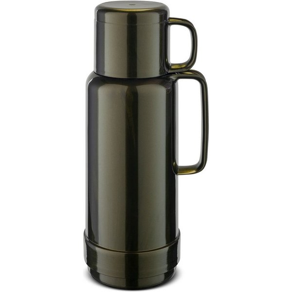 ROTPUNKT Isolierkanne Premium Thermoflasche 0,75 Liter I Glaseinsatz I voller Geschmack 80, 0.75 l, Glaskolben aus doppelwandigem Rosalin-Glas