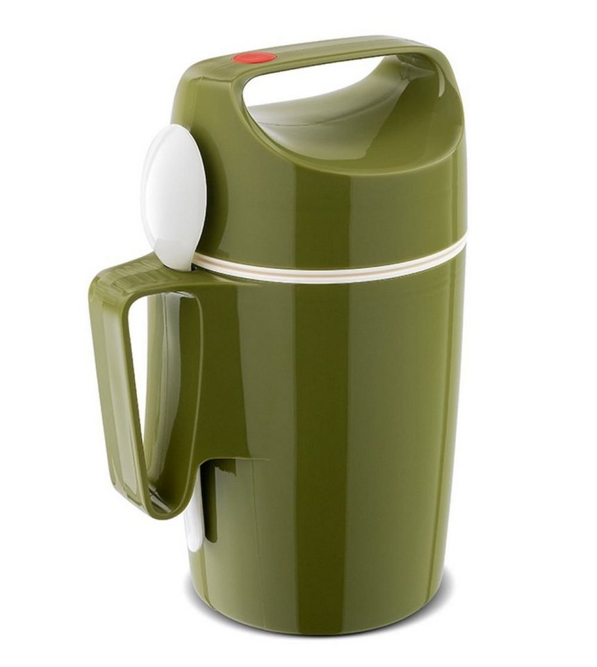 ROTPUNKT Thermobehälter 0,85 ml Speisegefäß I langanhaltender Geschmack I hochwertig, (olive), hochwertiger Glaseinsatz, bruchsicher – Bild 2 von 5