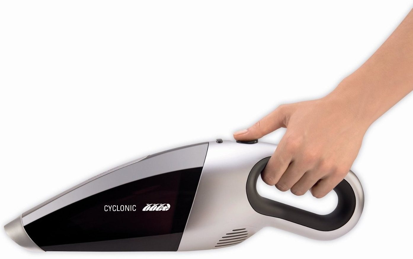 Rowenta Akku-Handstaubsauger Extenso Cyclonic, kabellos, 7,2 V, 350 ml Behälterkapazität, 0 W, beutellos, integrierte Teleskopfugendüse, Betriebszeit 16 Min., A – Bild 4 von 5