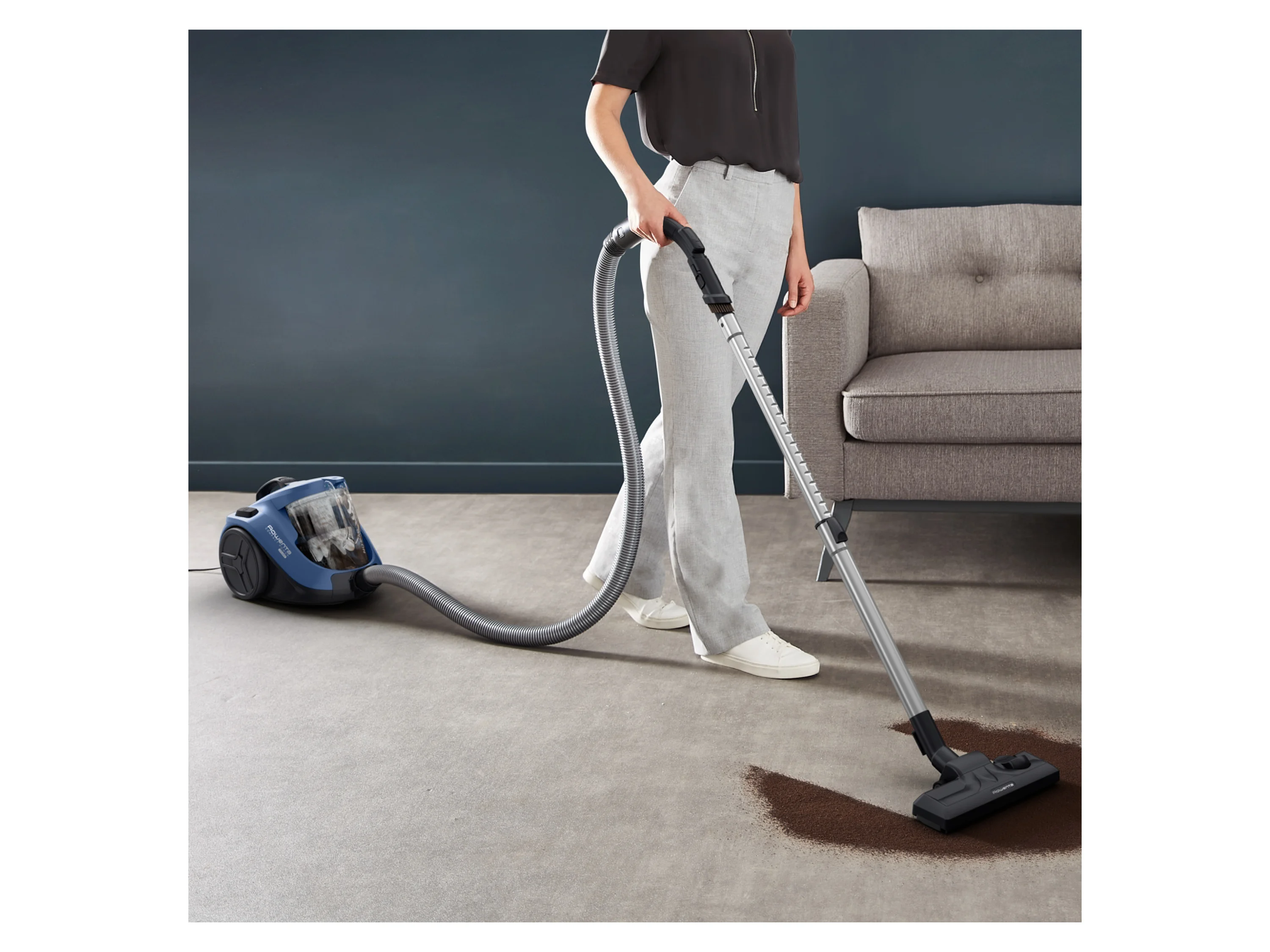 ROWENTA Compact Power Cyclonic Classic+ Bodenstaubsauger beutellos, Staubsauger leise, kompakt, 750 W »RO3721« – Bild 2 von 4