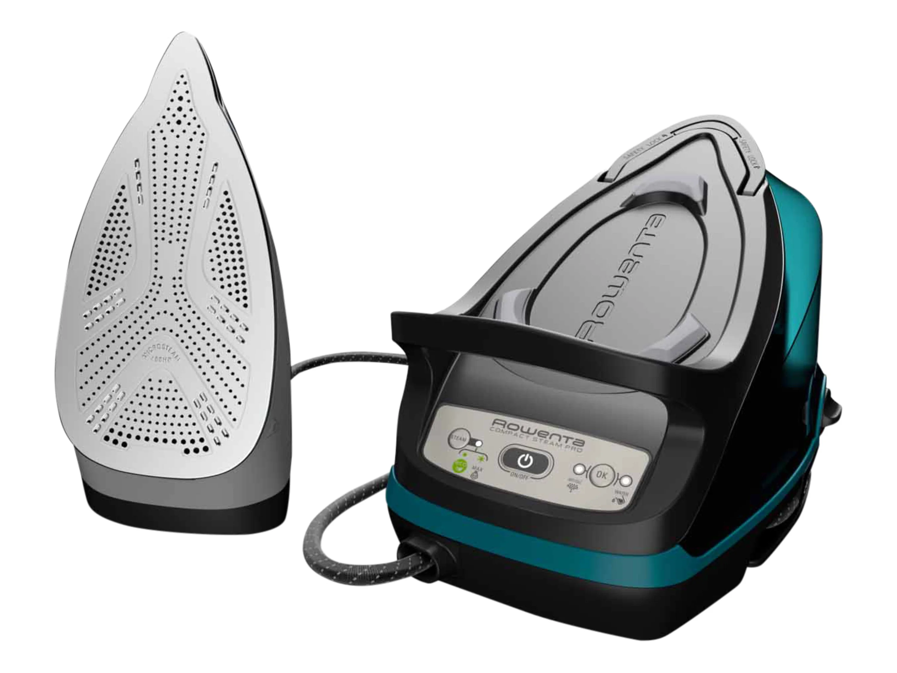 ROWENTA Compact Steam Pro Dampfbügelstation, 2200W, 6,3 bar, Dampfstoß 325 g/min, konstante Dampfmenge 100g/min »DG7623« – Bild 3 von 4