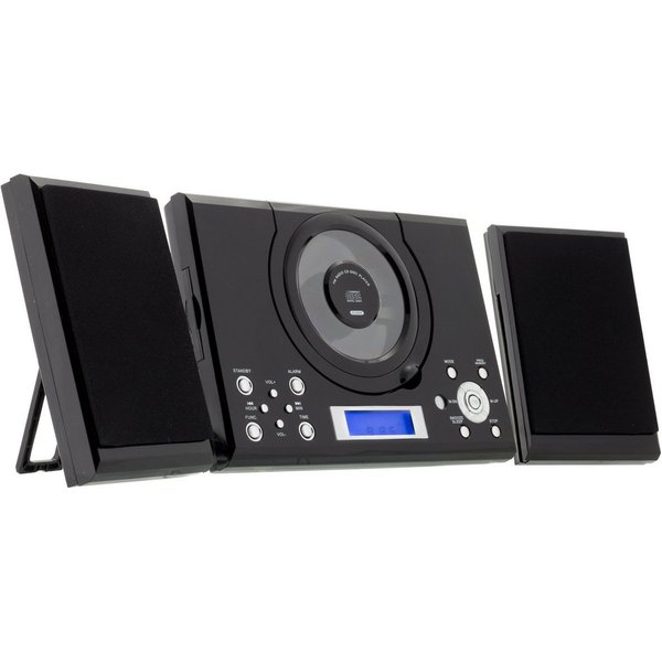 ROXX MC 201 Kompaktanlage (Stereoanlage mit CD-Player, Radio, Kopfhöreranschluß und AUX-IN)