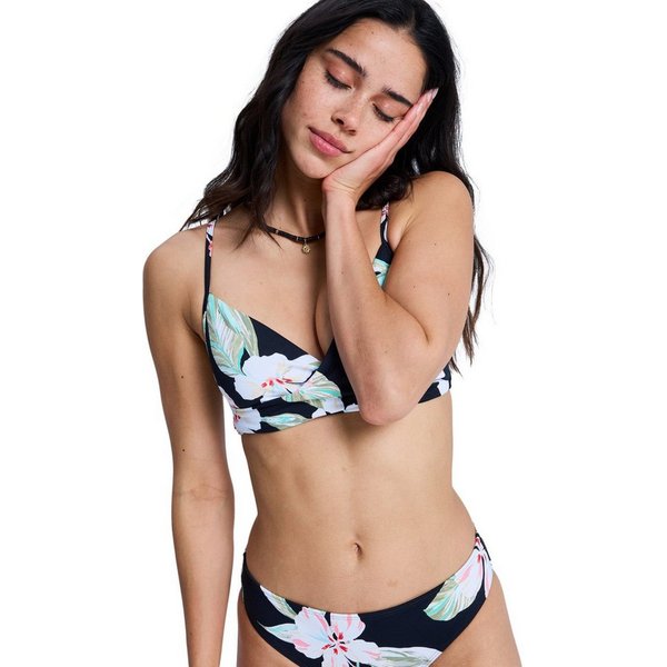 Roxy Bandeau-Bikini-Top Printed Essentials Wrap Bra