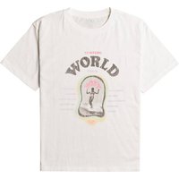 ROXY Damen Shirt MOONLIGHT SUN B J TEES, Größe L in Weiß